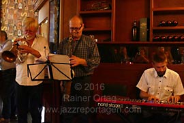Jazz Session in der Jazz-Bar 'Druckerei' in Chania Kreta am Donnerstag, 27. Oktober 2016